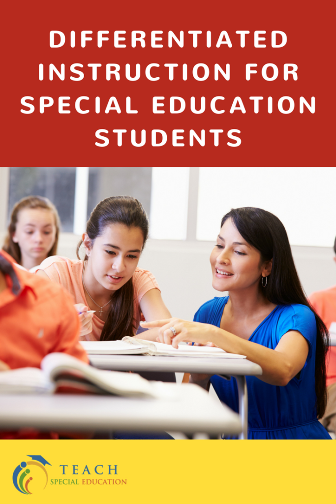 differentiated instruction for special education